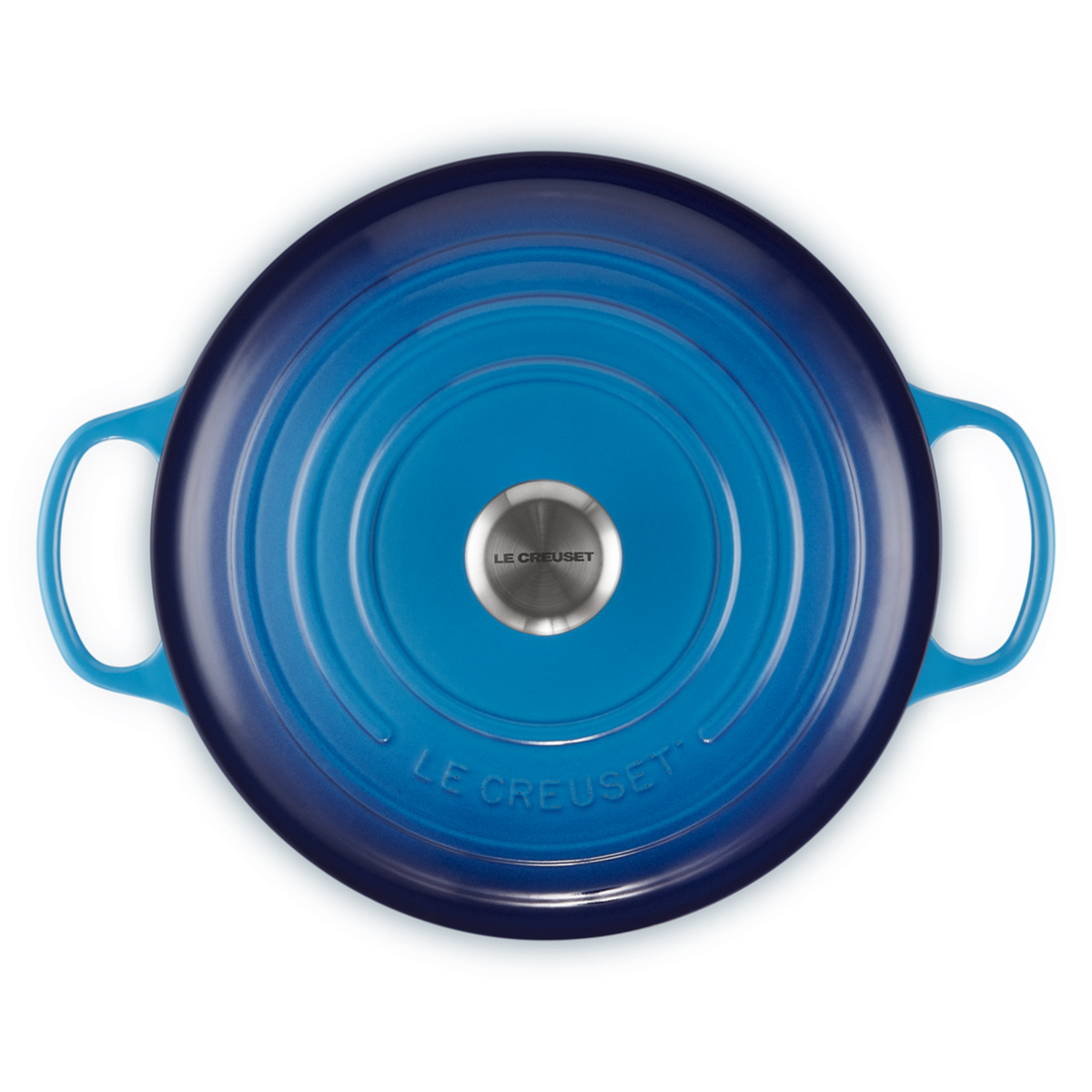 Le Creuset Cocotte Rotonda Evolution 28 cm Azure Blu - 4 Le Creuset Cocotte Rotonda Evolution 28 cm Azure Blu - 4