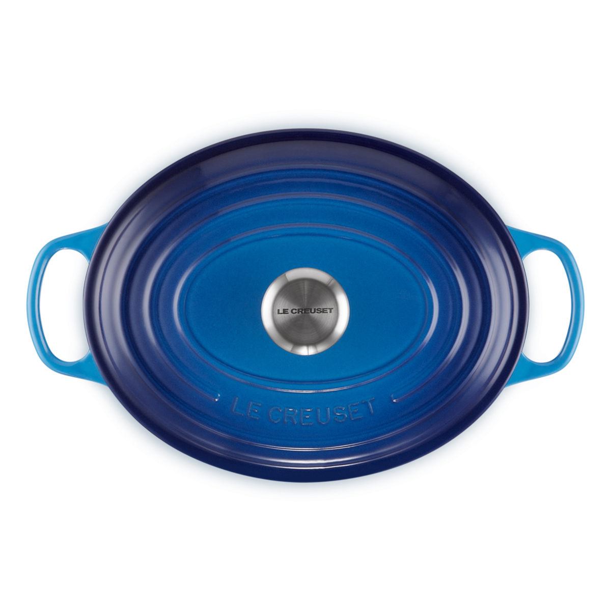 Le Creuset Cocotte Ovale Evolution 31 cm Azure Blu - 4 Le Creuset Cocotte Ovale Evolution 31 cm Azure Blu - 4