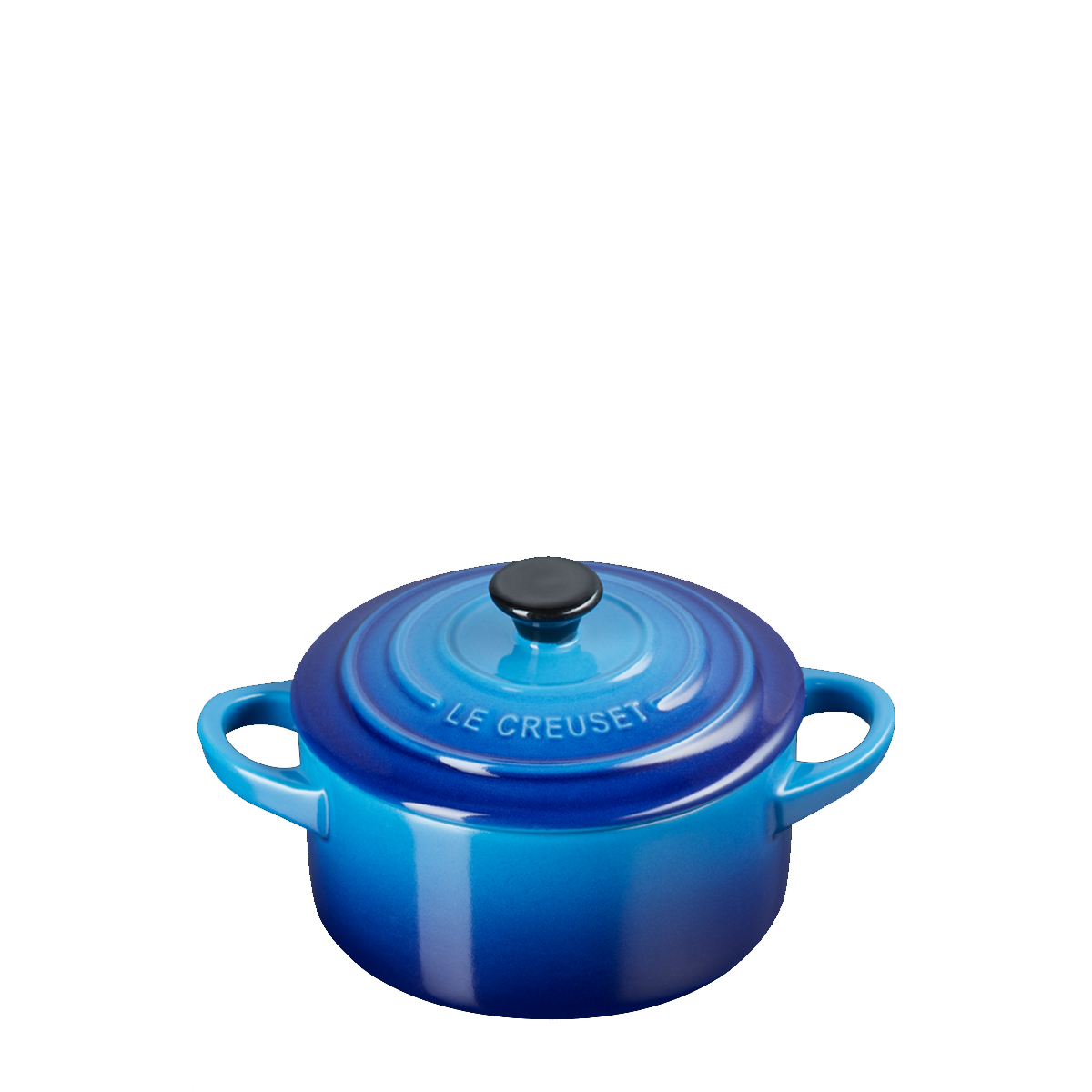 Le Creuset Mini Coccotte Rotonda 10 cm Azure Blu - 2 Le Creuset Mini Coccotte Rotonda 10 cm Azure Blu - 2