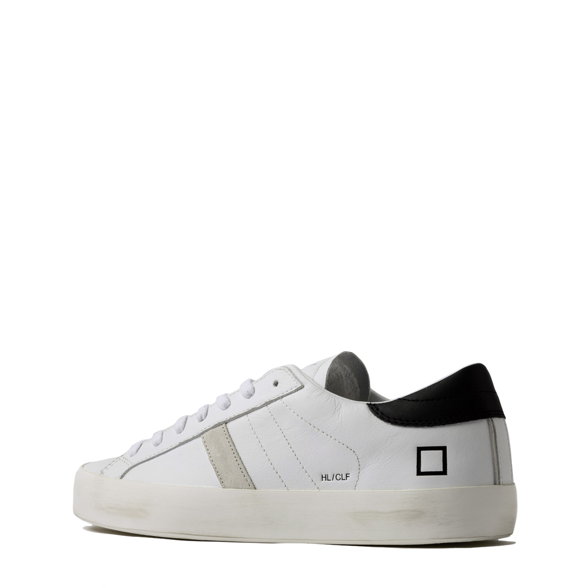 DATE Sneakers Hill Low Calf White Black - 3 DATE Sneakers Hill Low Calf White Black - 3