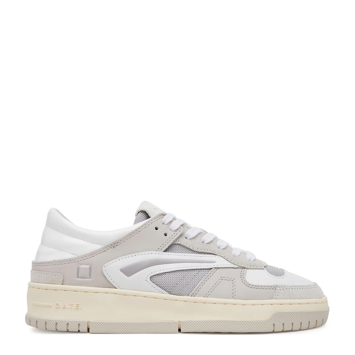 D.A.T.E. Torneo Collar Natural Grey Sneakers - 1 D.A.T.E. Torneo Collar Natural Grey Sneakers - 1