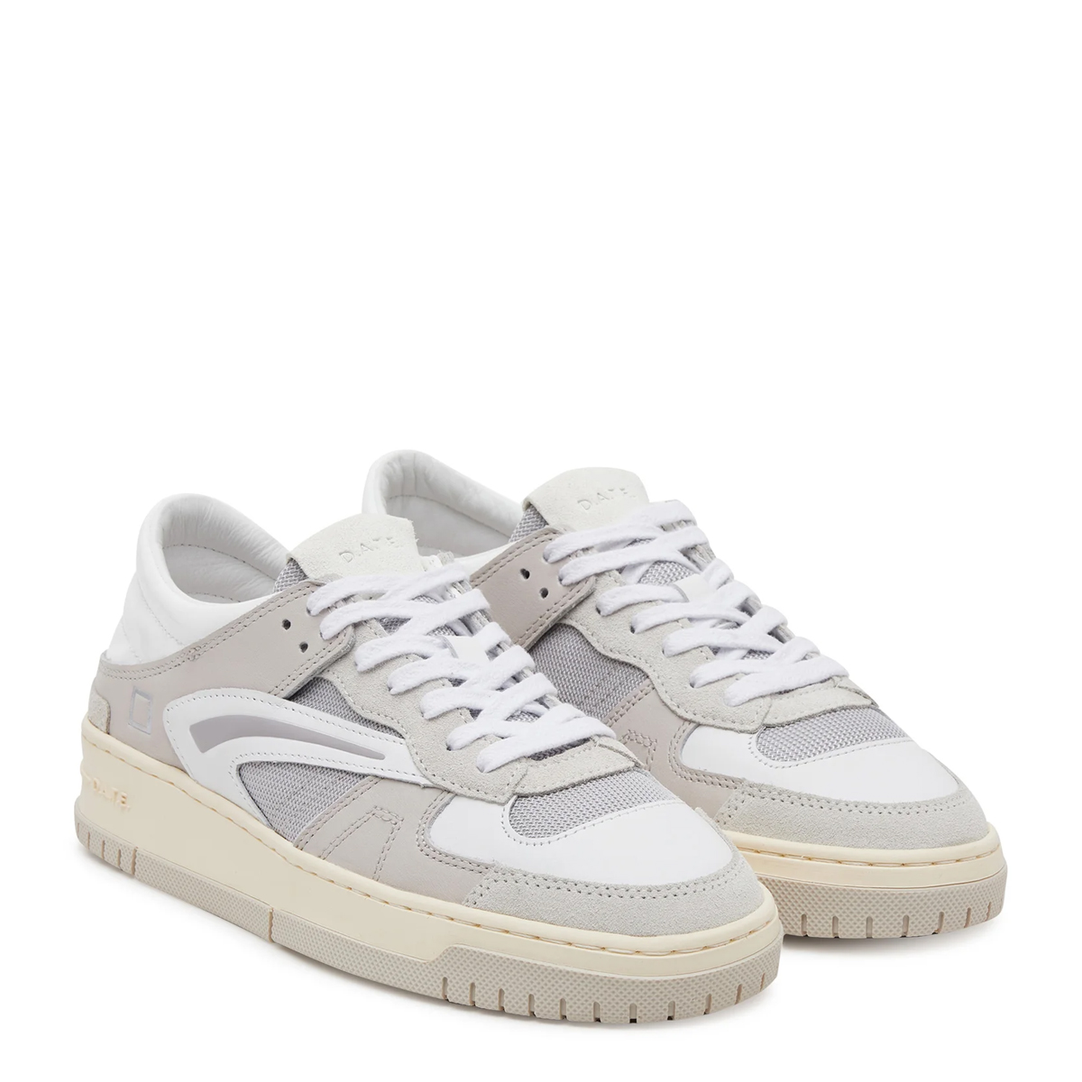 D.A.T.E. Torneo Collar Natural Grey Sneakers - 2 D.A.T.E. Torneo Collar Natural Grey Sneakers - 2