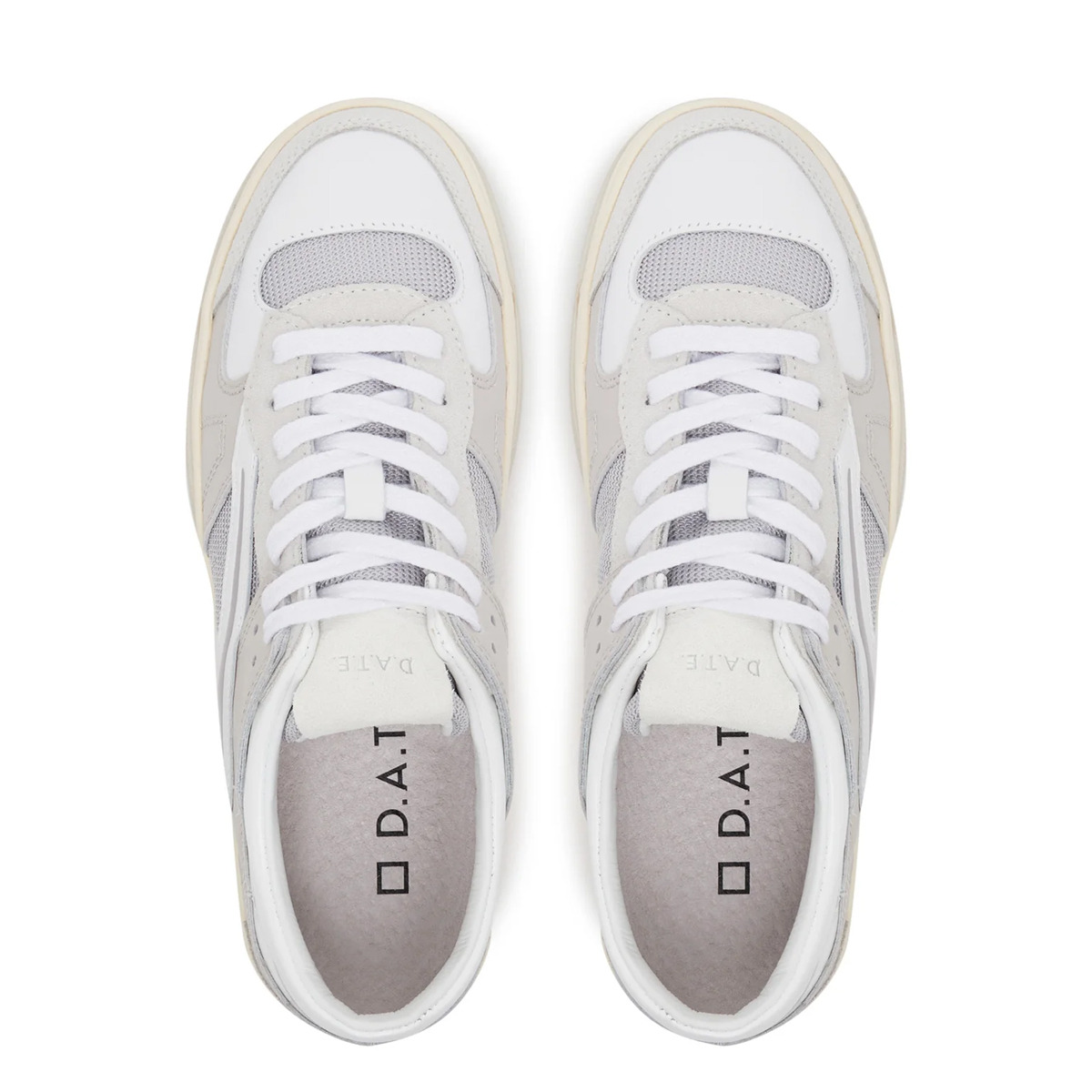 D.A.T.E. Torneo Collar Natural Grey Sneakers - 5 D.A.T.E. Torneo Collar Natural Grey Sneakers - 5