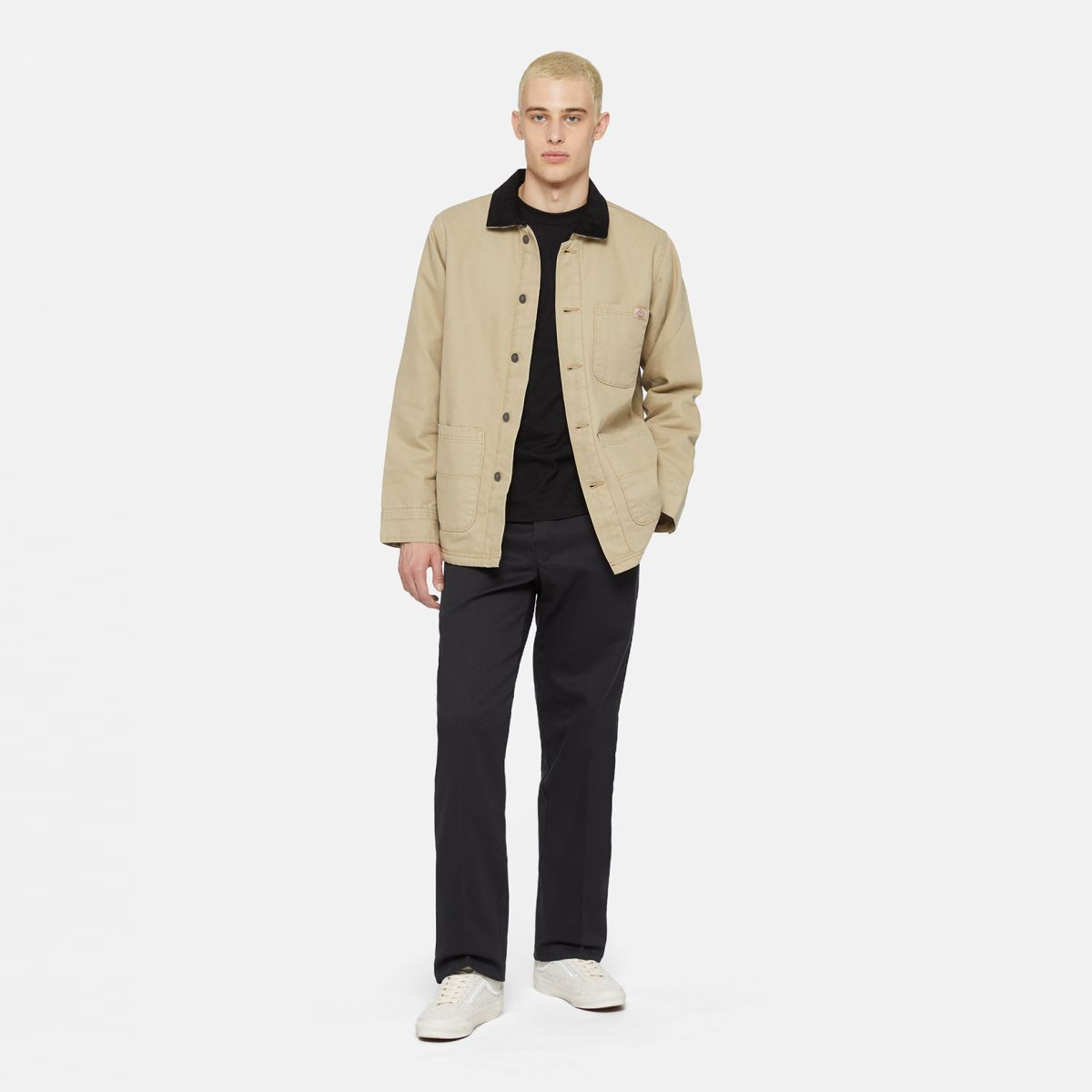 Dickies Giacca Duck Canvas Chore Washed Desert Sand - 5