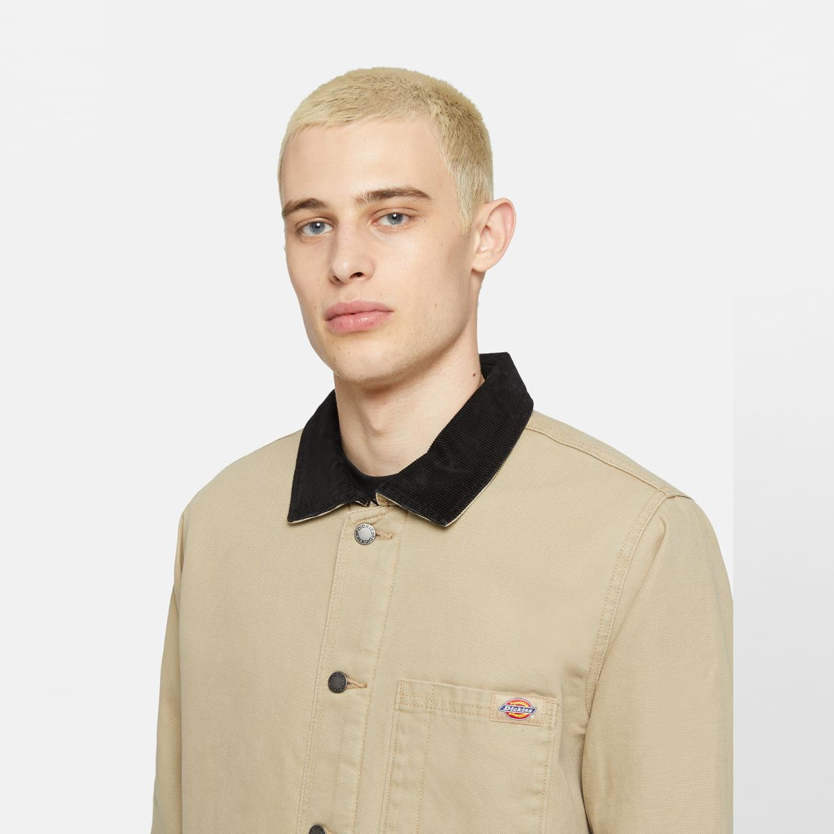 Dickies Giacca Duck Canvas Chore Washed Desert Sand - 6