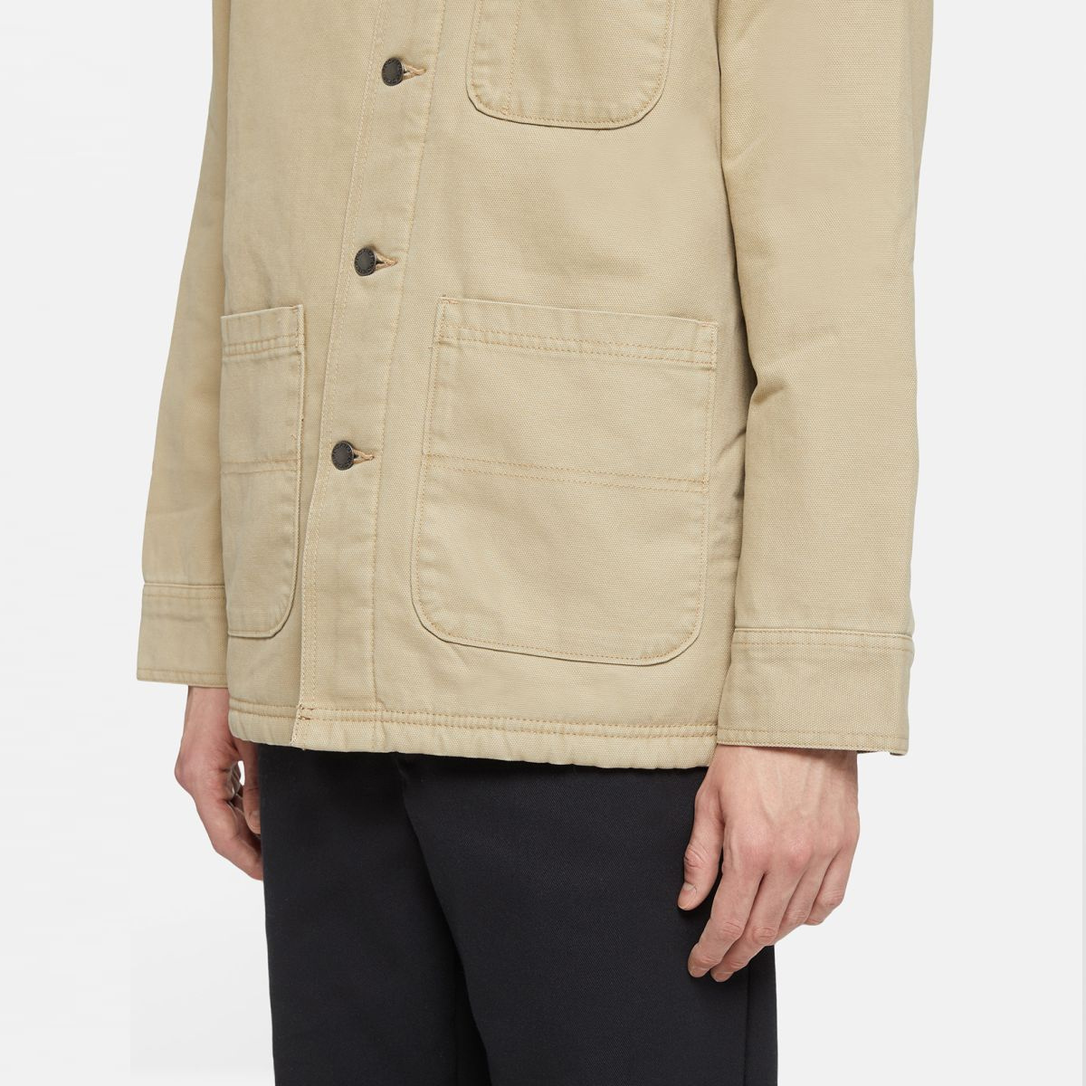 Dickies Giacca Duck Canvas Chore Washed Desert Sand - 7