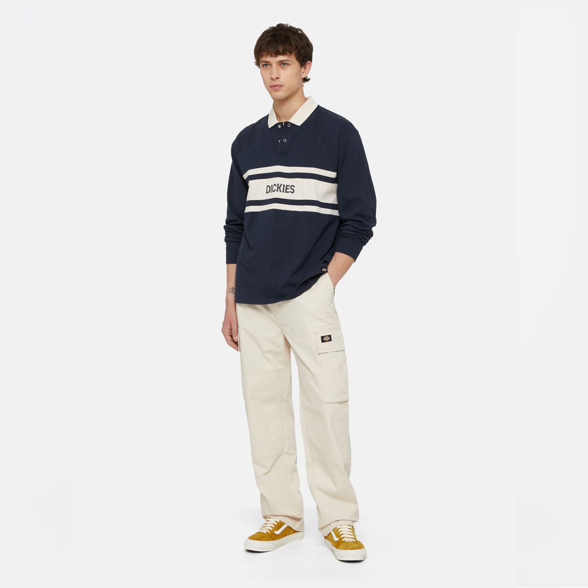 Dickies Pantaloni Cargo Eagle Bend Whitecap Gray - 5 Dickies Pantaloni Cargo Eagle Bend Whitecap Gray - 5