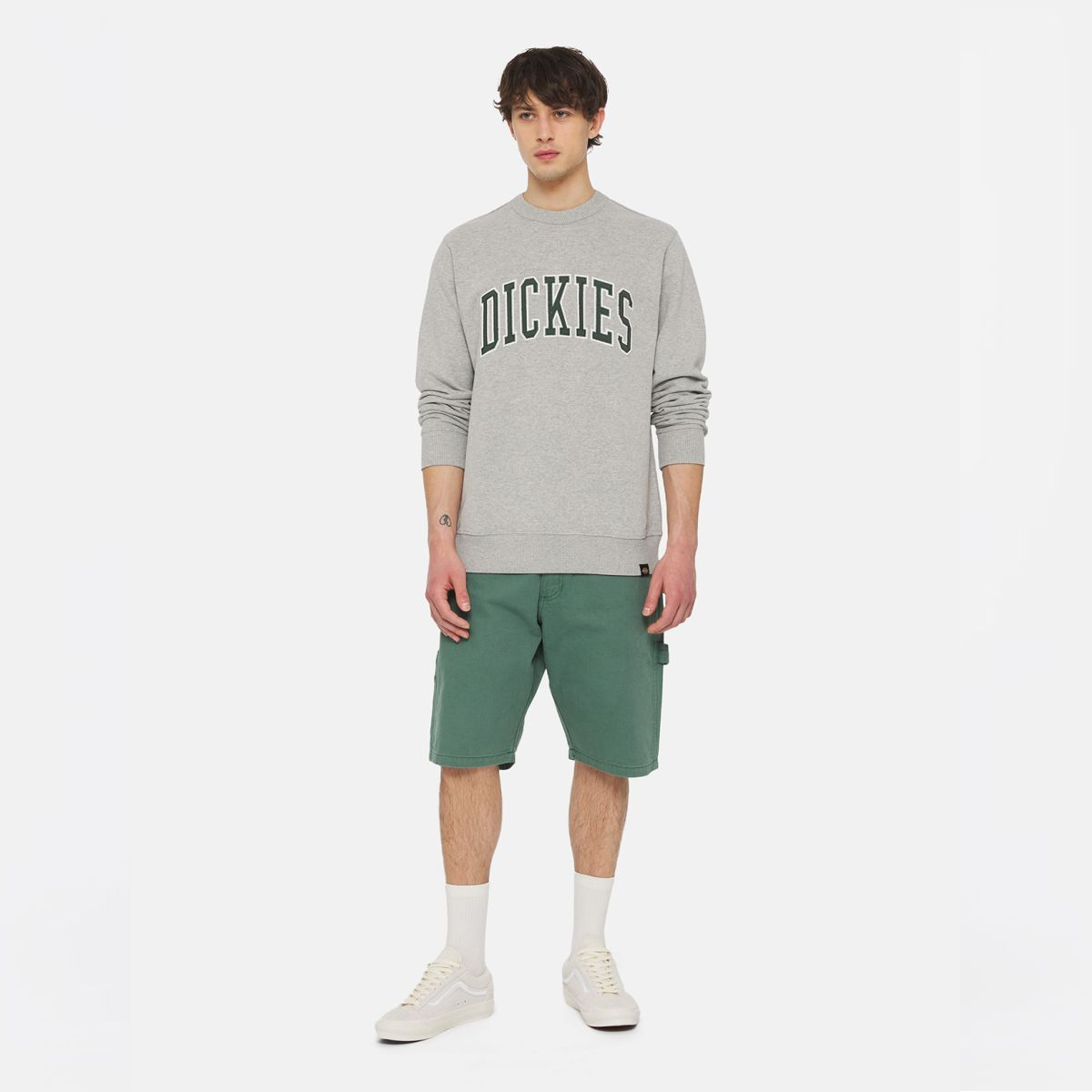 Dickies Felpa Atkin Grey Dark Forest - 5 Dickies Felpa Atkin Grey Dark Forest - 5