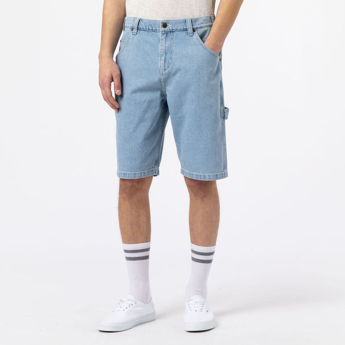 Dickies Jeans Shorts Garyville Vintage Aged Blue - 3 Dickies Jeans Shorts Garyville Vintage Aged Blue - 3