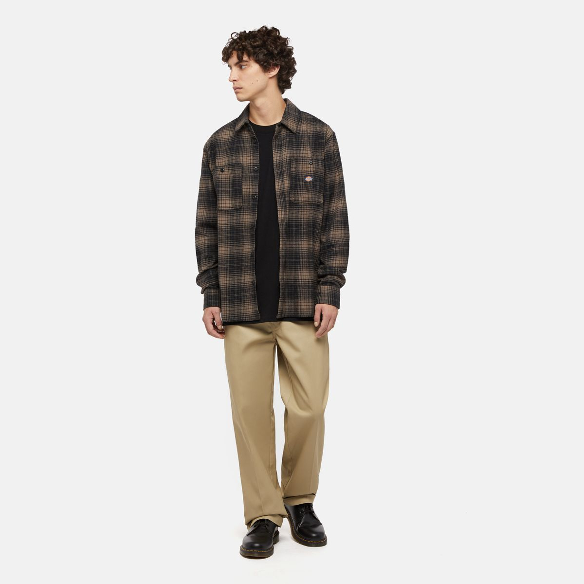 Dickies Camicia Evansville Mushroom - 4 Dickies Camicia Evansville Mushroom - 4