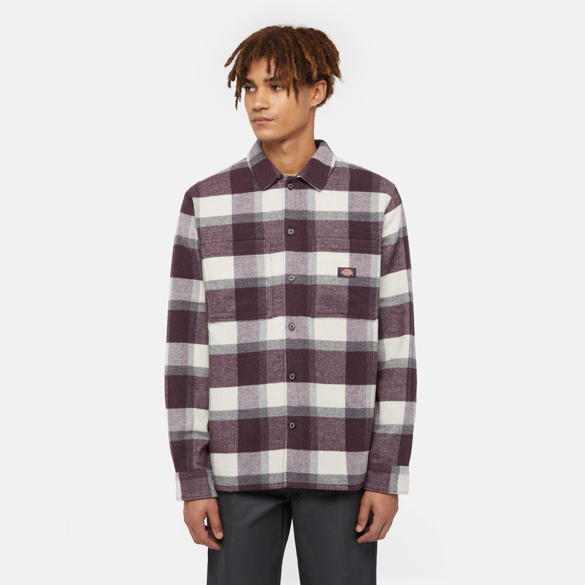Dickies Camicia Plaid Coaling Plum Perfect - 2 Dickies Camicia Plaid Coaling Plum Perfect - 2