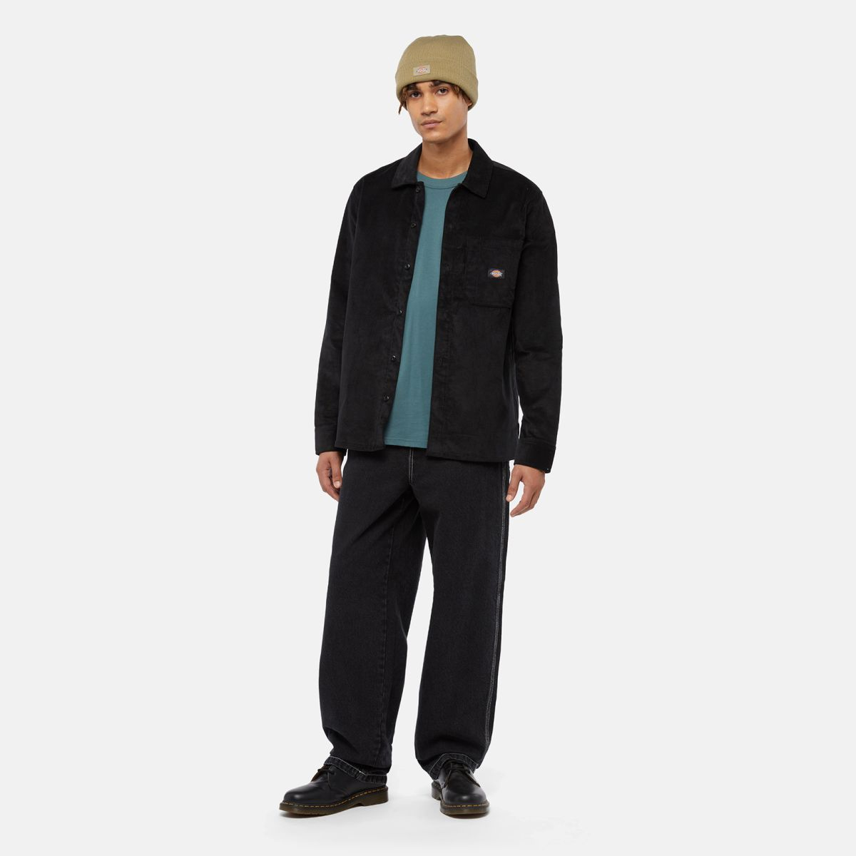 Dickies Camicia Corduroy Black - 4 Dickies Camicia Corduroy Black - 4