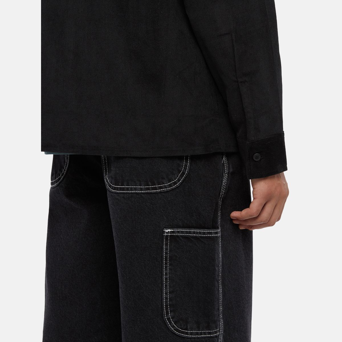 Dickies Camicia Corduroy Black - 6 Dickies Camicia Corduroy Black - 6