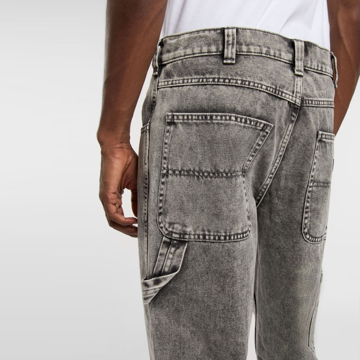 Dickies Jeans Garyville Denim Light Gray Wash - 8 Dickies Jeans Garyville Denim Light Gray Wash - 8