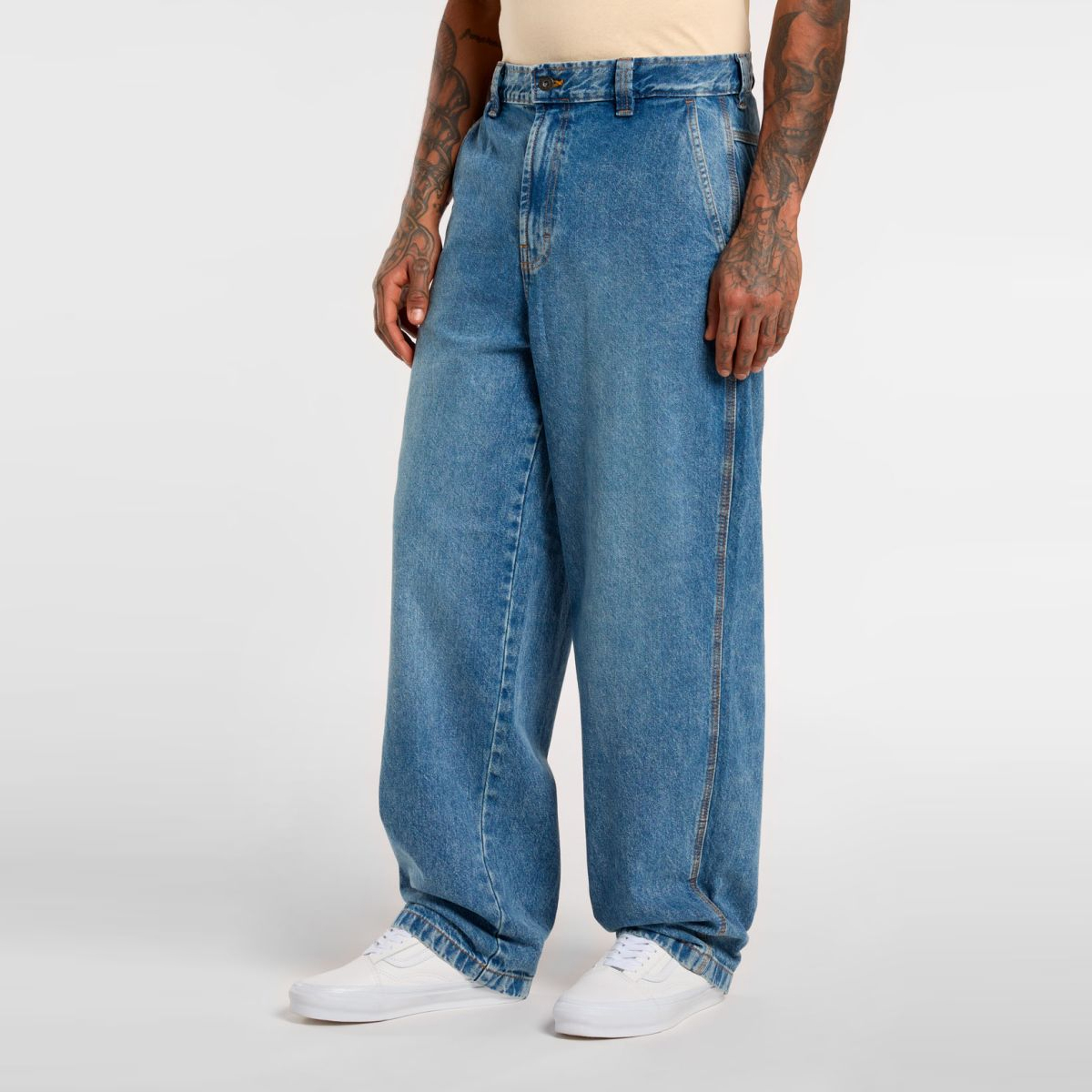 Dickies Jeans Madison Baggy Fit Denim Rinsed Fade - 5 Dickies Jeans Madison Baggy Fit Denim Rinsed Fade - 5