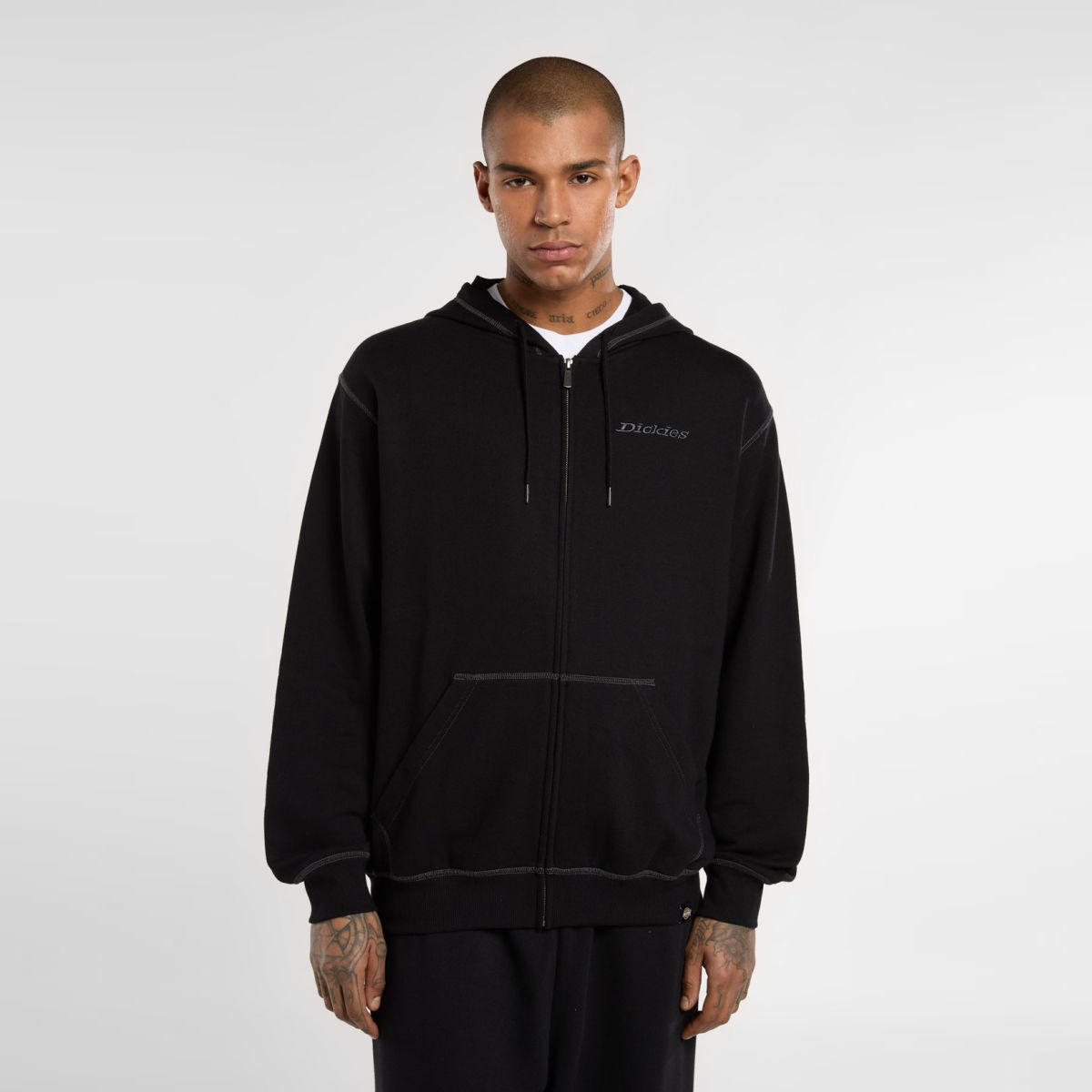Dickies Felpa Roy FZ Hoodie Black - 2 Dickies Felpa Roy FZ Hoodie Black - 2