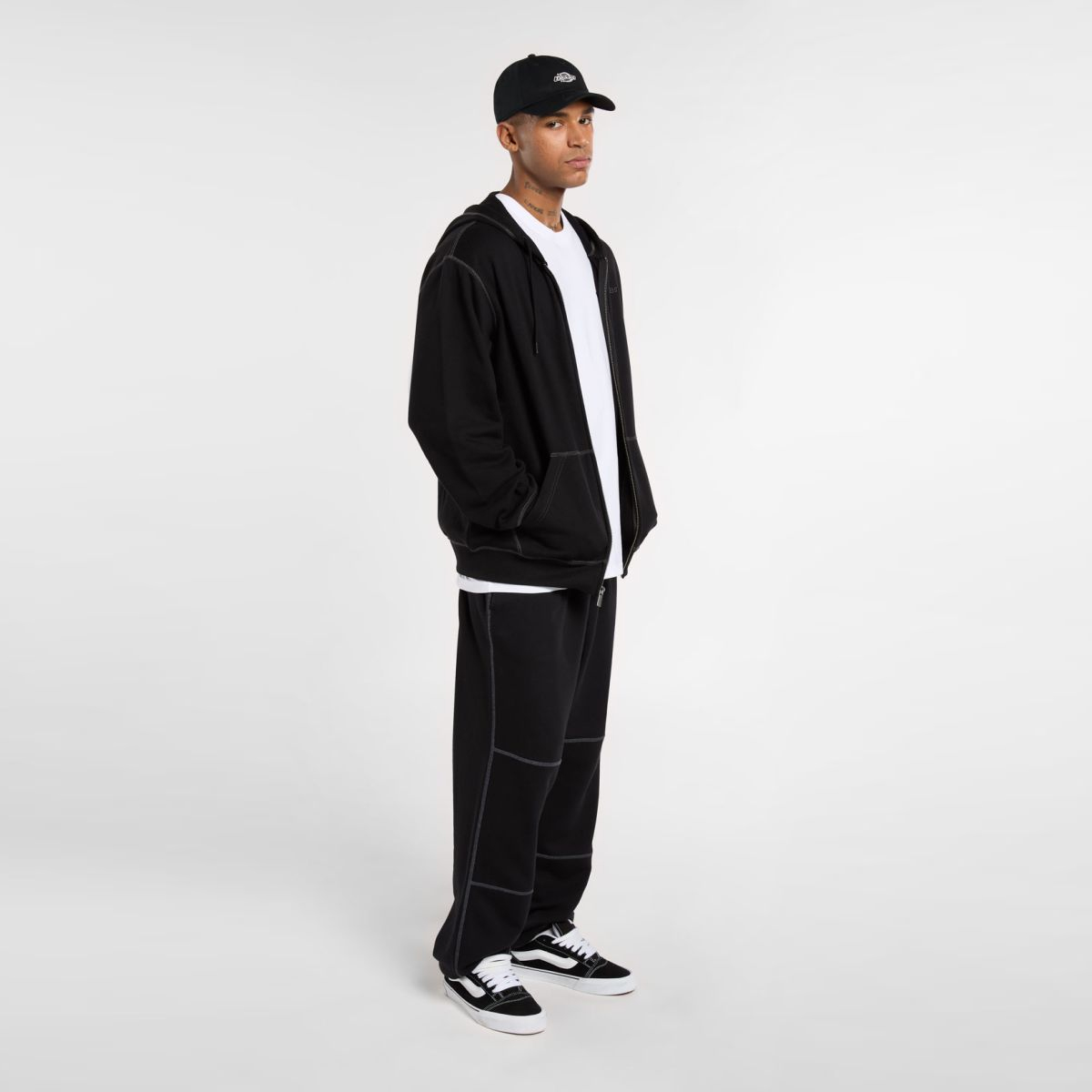 Dickies Felpa Roy FZ Hoodie Black - 4 Dickies Felpa Roy FZ Hoodie Black - 4