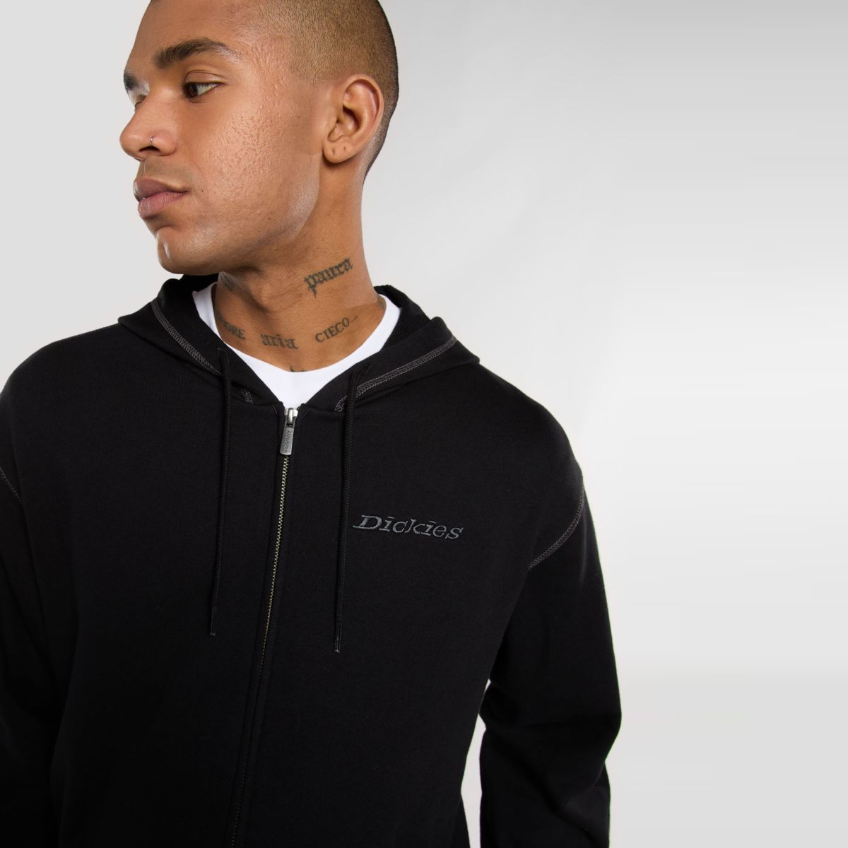 Dickies Felpa Roy FZ Hoodie Black - 5 Dickies Felpa Roy FZ Hoodie Black - 5