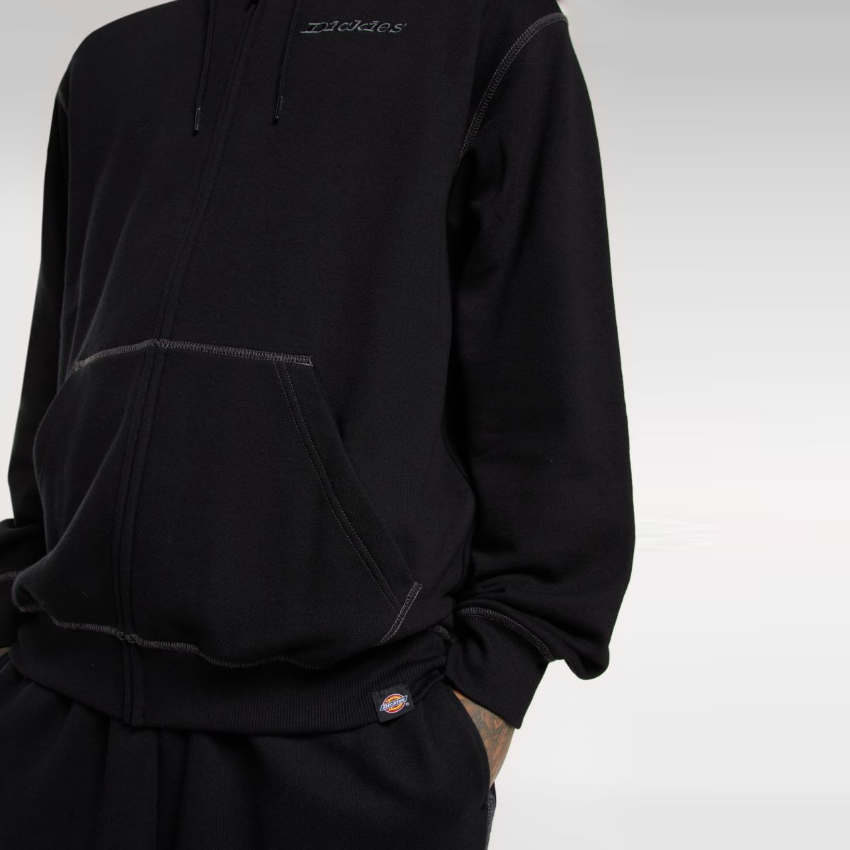 Dickies Felpa Roy FZ Hoodie Black - 6 Dickies Felpa Roy FZ Hoodie Black - 6