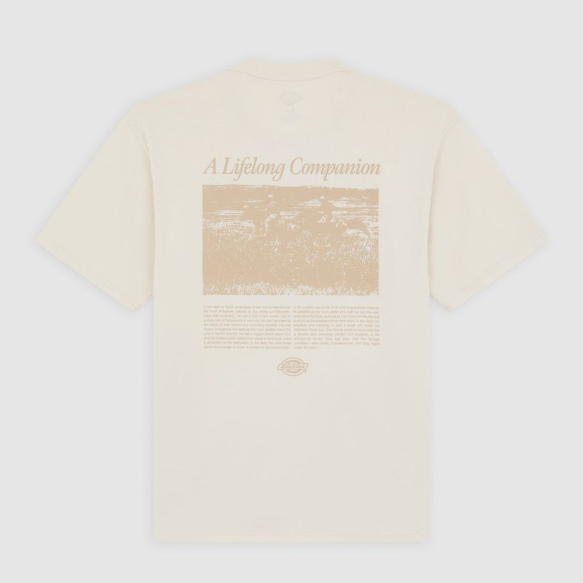 Dickies T-Shirt Companion Script Whitecap Gray - 8 Dickies T-Shirt Companion Script Whitecap Gray - 8