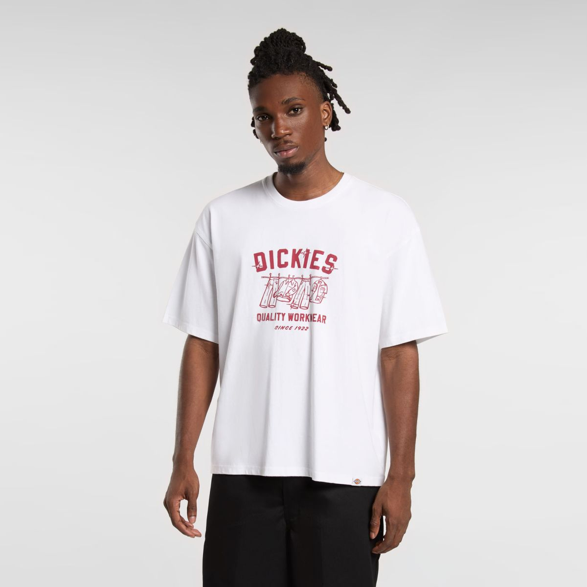 Dickies T-Shirt Laundry Boxy White - 2 Dickies T-Shirt Laundry Boxy White - 2