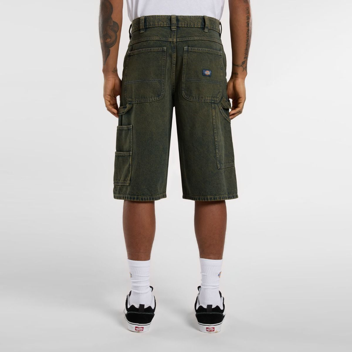 Dickies Jeans corti Painter Loose Denim Green Tone Fade - 3 Dickies Jeans corti Painter Loose Denim Green Tone Fade - 3