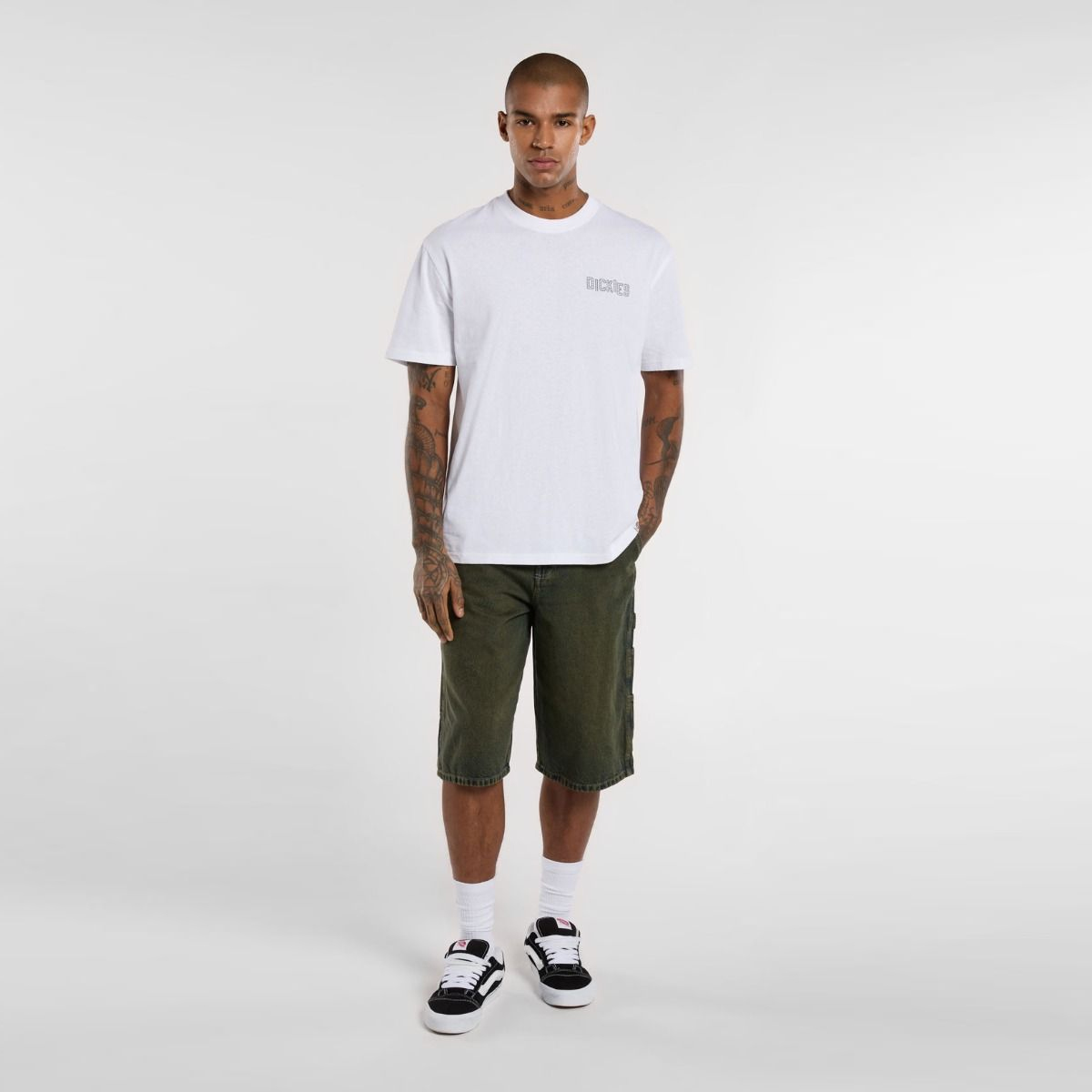 Dickies Jeans corti Painter Loose Denim Green Tone Fade - 4 Dickies Jeans corti Painter Loose Denim Green Tone Fade - 4