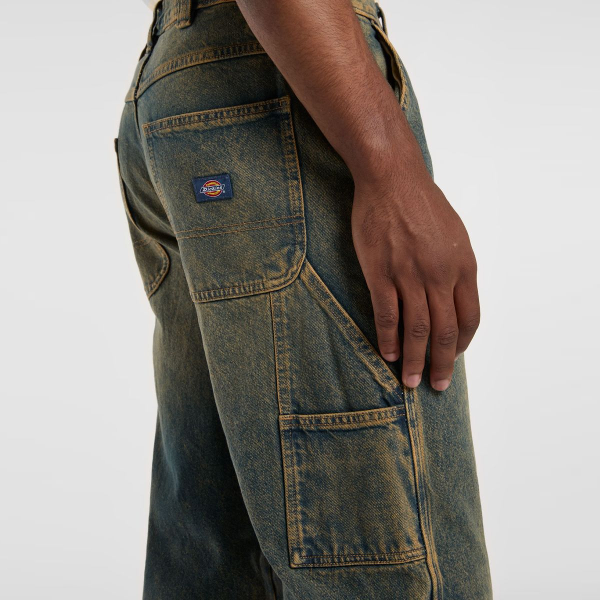 Dickies Jeans Stevensville Carpenter Denim Yellow Fade Ind - 7 Dickies Jeans Stevensville Carpenter Denim Yellow Fade Ind - 7
