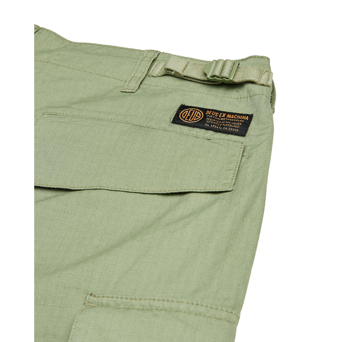 Deus Ex Machina Shorts OG 107 Cordura Oil Green - 6 Deus Ex Machina Shorts OG 107 Cordura Oil Green - 6