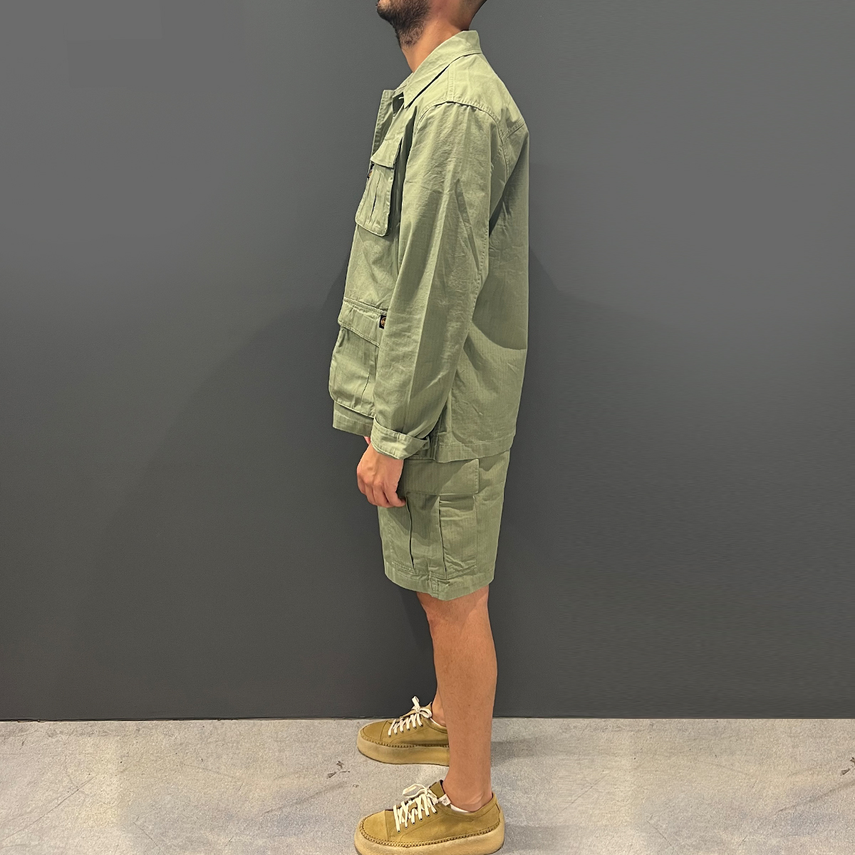 Deus Ex Machina Camicia OG 107 Cordura Oil Green - 4