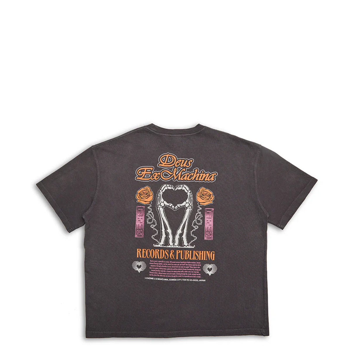 Deus Ex Machina T-Shirt Takoyaki Anthracite - 2 Deus Ex Machina T-Shirt Takoyaki Anthracite - 2