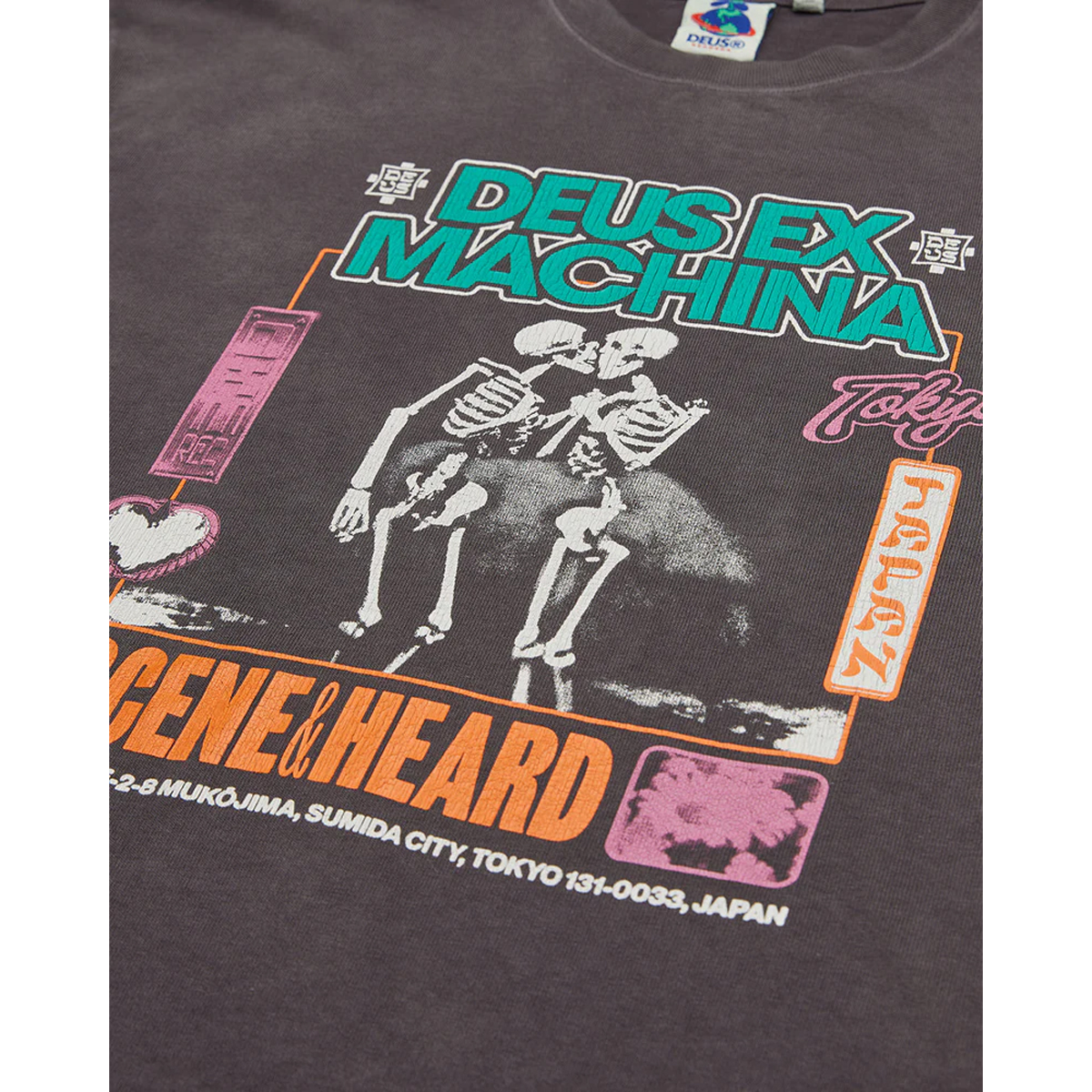Deus Ex Machina T-Shirt Takoyaki Anthracite - 3 Deus Ex Machina T-Shirt Takoyaki Anthracite - 3