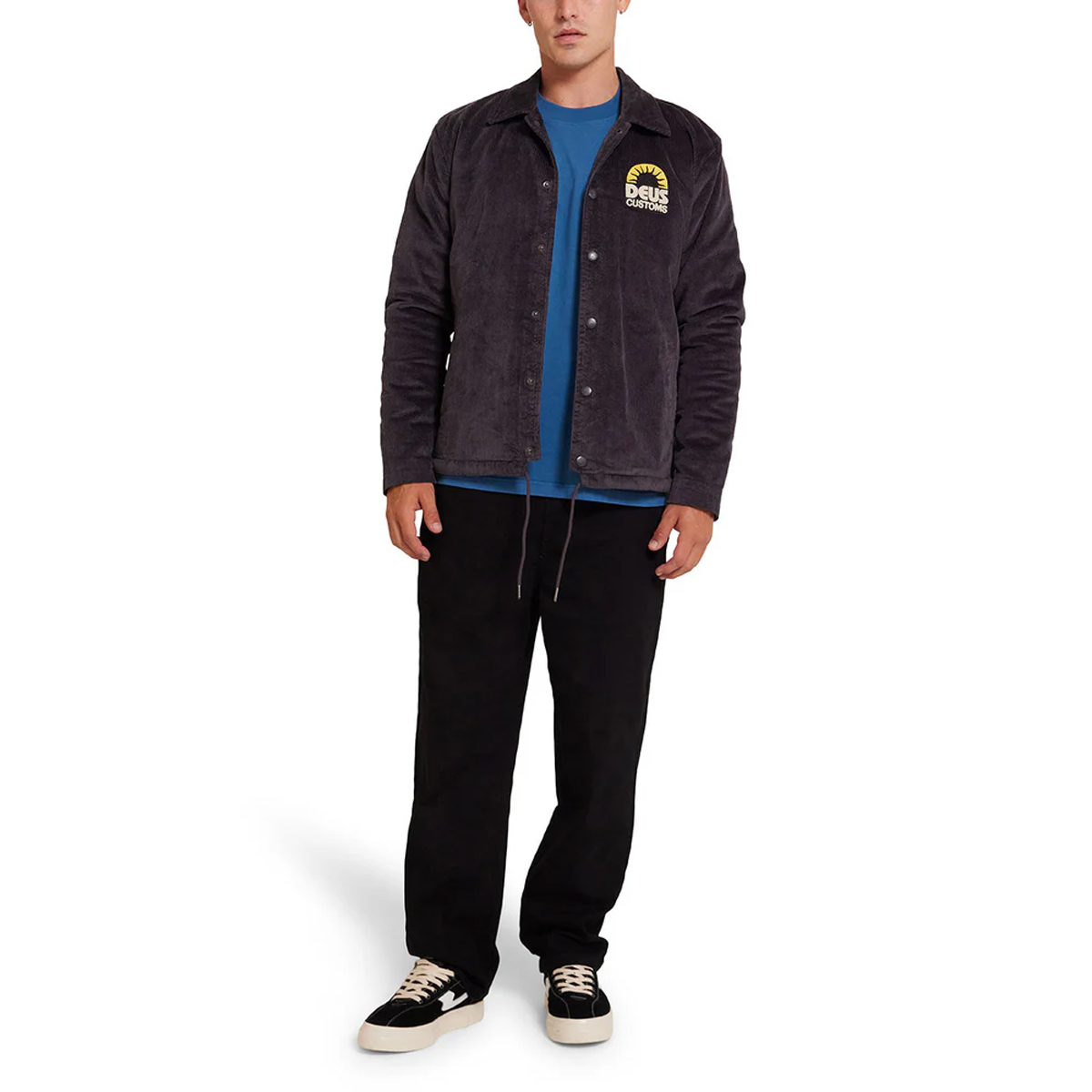 Deus Ex Machina Giacca Stokes Coach Anthracite - 4 Deus Ex Machina Giacca Stokes Coach Anthracite - 4
