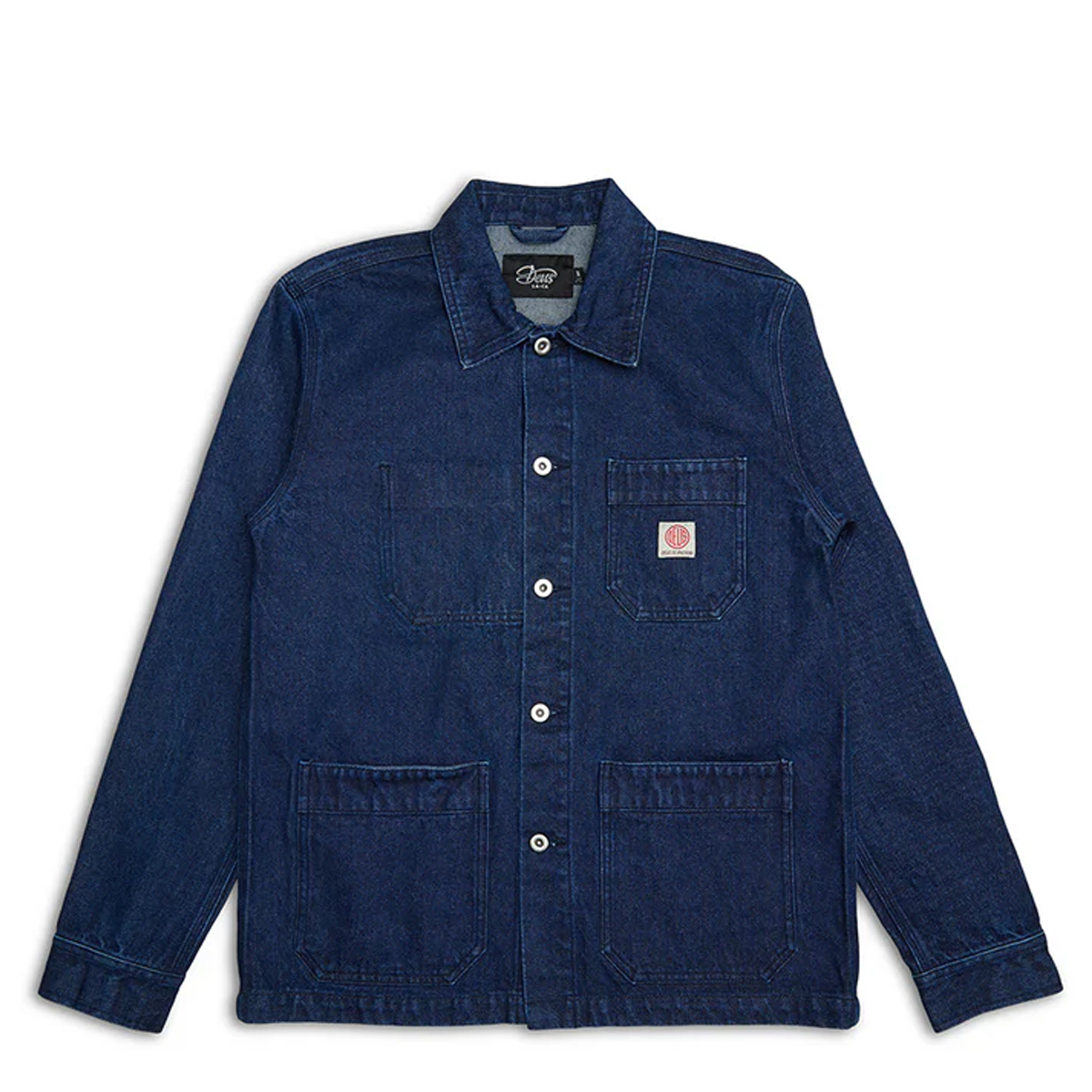 Deus Ex Machina Camicia Hank Denim Chore Rinse Wash - 1 Deus Ex Machina Camicia Hank Denim Chore Rinse Wash - 1