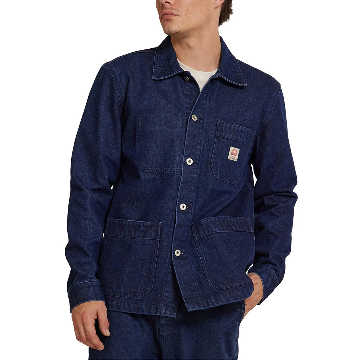 Deus Ex Machina Camicia Hank Denim Chore Rinse Wash - 2 Deus Ex Machina Camicia Hank Denim Chore Rinse Wash - 2