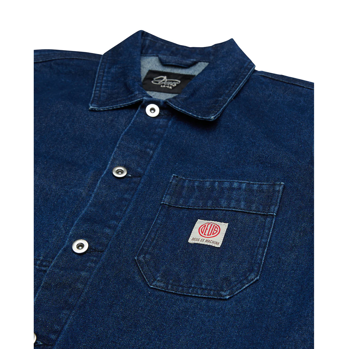 Deus Ex Machina Camicia Hank Denim Chore Rinse Wash - 5 Deus Ex Machina Camicia Hank Denim Chore Rinse Wash - 5