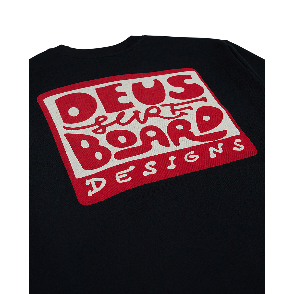 Deus Ex Machina Felpa Nice To See You Crew Black - 3 Deus Ex Machina Felpa Nice To See You Crew Black - 3