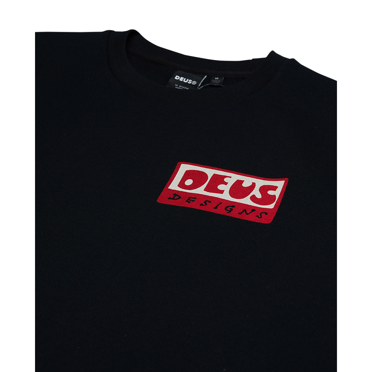Deus Ex Machina Felpa Nice To See You Crew Black - 4 Deus Ex Machina Felpa Nice To See You Crew Black - 4