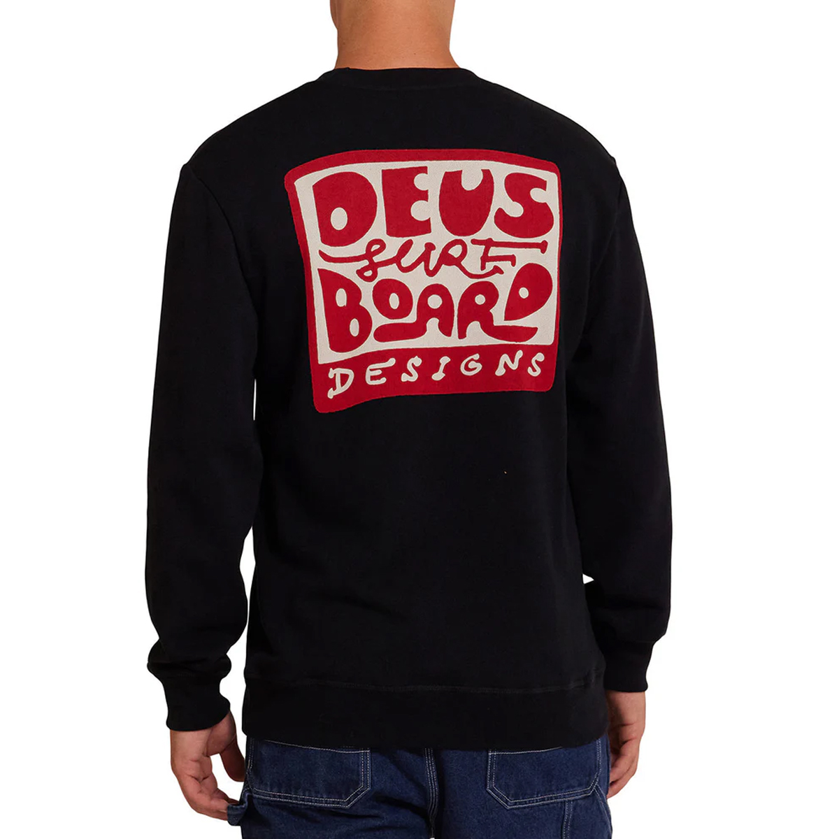Deus Ex Machina Felpa Nice To See You Crew Black - 5 Deus Ex Machina Felpa Nice To See You Crew Black - 5
