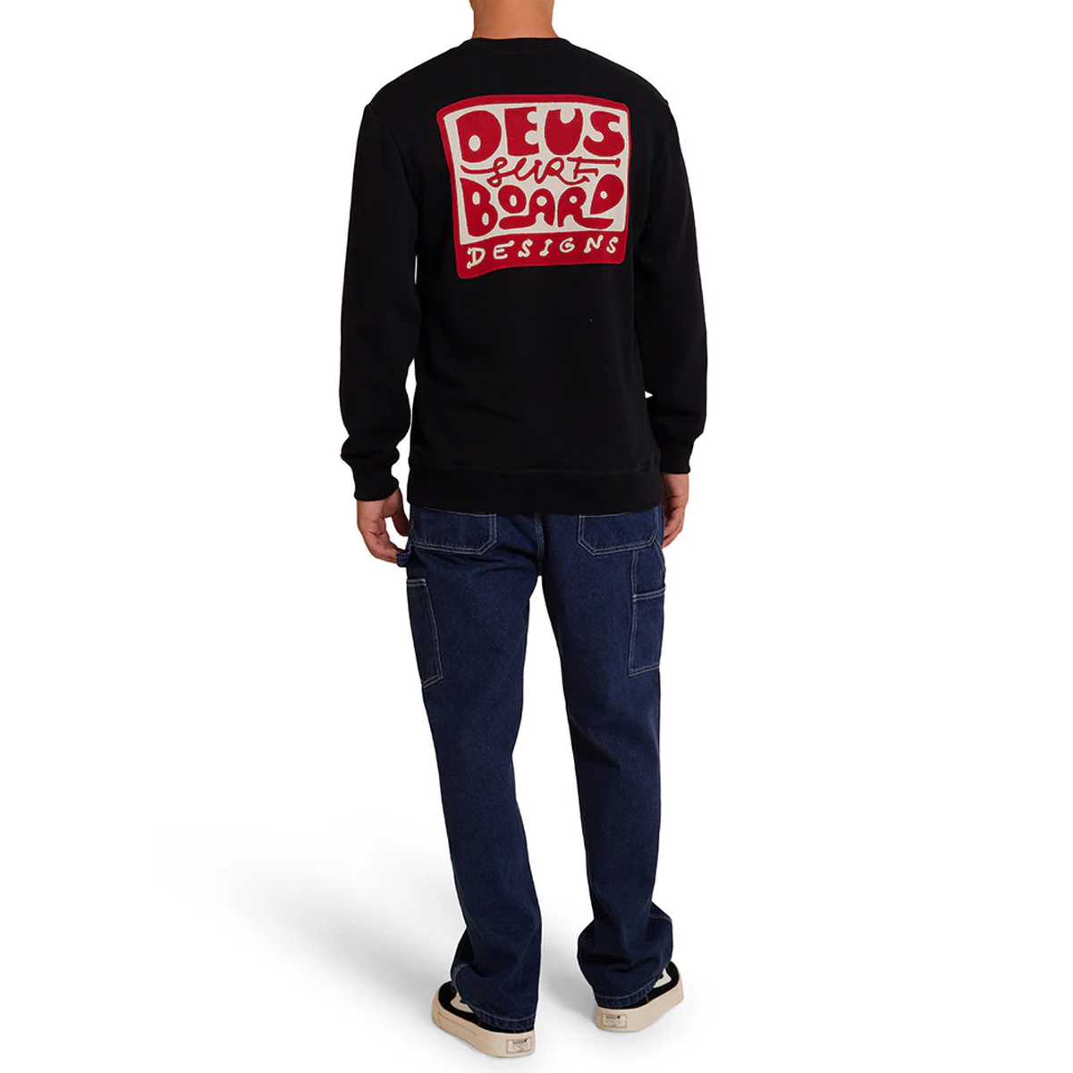 Deus Ex Machina Felpa Nice To See You Crew Black - 7 Deus Ex Machina Felpa Nice To See You Crew Black - 7