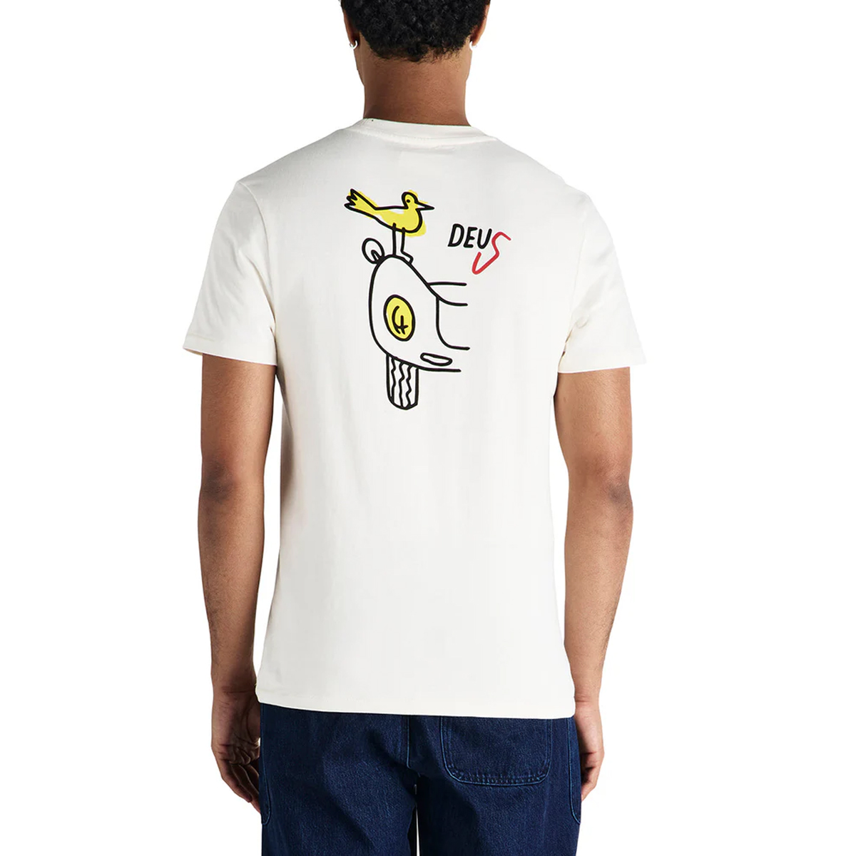 Deus Ex Machina T-Shirt Specter Rare Birds Pristine White - 3 Deus Ex Machina T-Shirt Specter Rare Birds Pristine White - 3