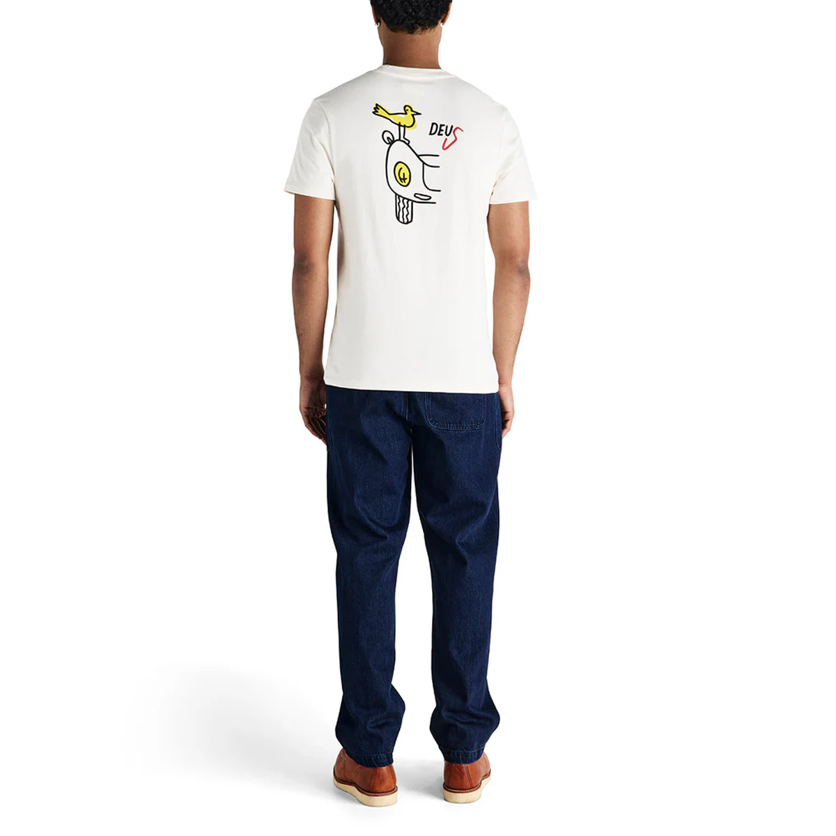 Deus Ex Machina T-Shirt Specter Rare Birds Pristine White - 5 Deus Ex Machina T-Shirt Specter Rare Birds Pristine White - 5