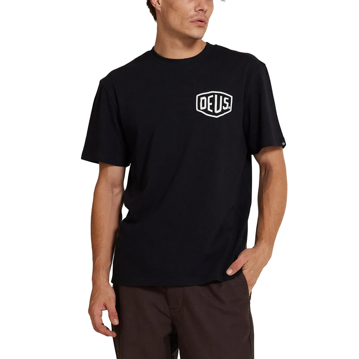 Deus Ex Machina T-Shirt Frontage Black - 2 Deus Ex Machina T-Shirt Frontage Black - 2
