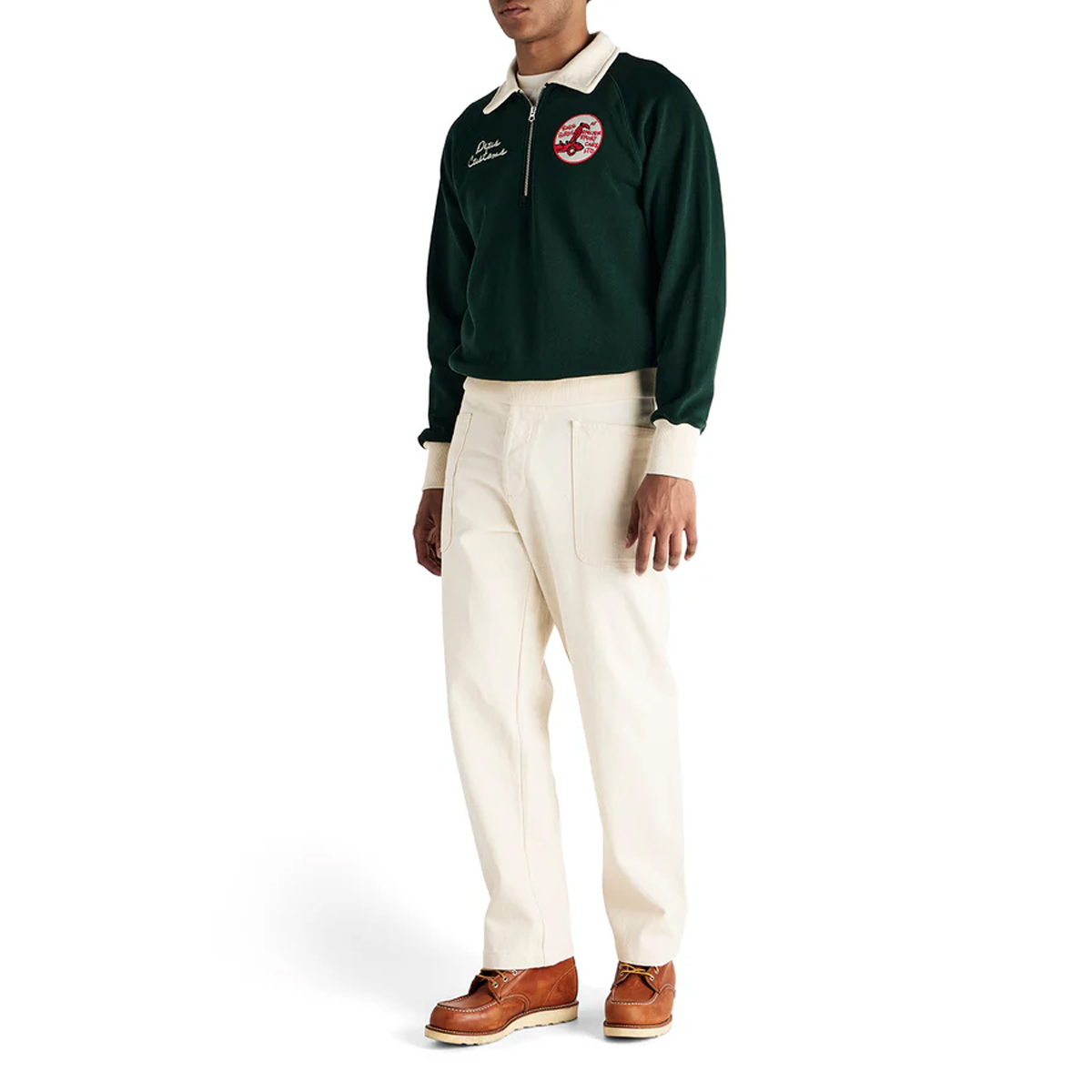 Deus Ex Machina Felpa Specter Zip Racing Green - 3 Deus Ex Machina Felpa Specter Zip Racing Green - 3