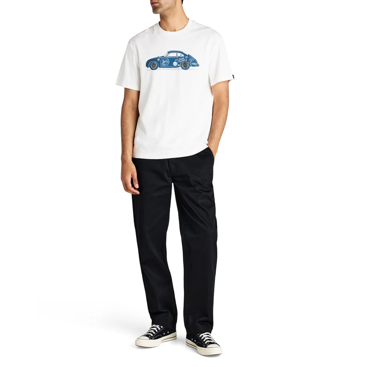 Deus Ex Machina T-Shirt 356 Porsche White - 2 Deus Ex Machina T-Shirt 356 Porsche White - 2