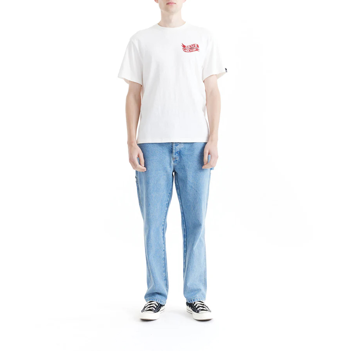 Deus Ex Machina T-Shirt Jailer Sappy White - 3 Deus Ex Machina T-Shirt Jailer Sappy White - 3