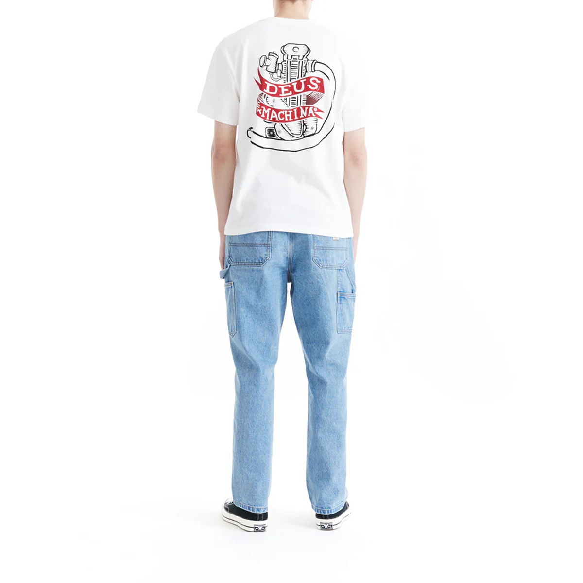 Deus Ex Machina T-Shirt Jailer Sappy White - 4 Deus Ex Machina T-Shirt Jailer Sappy White - 4