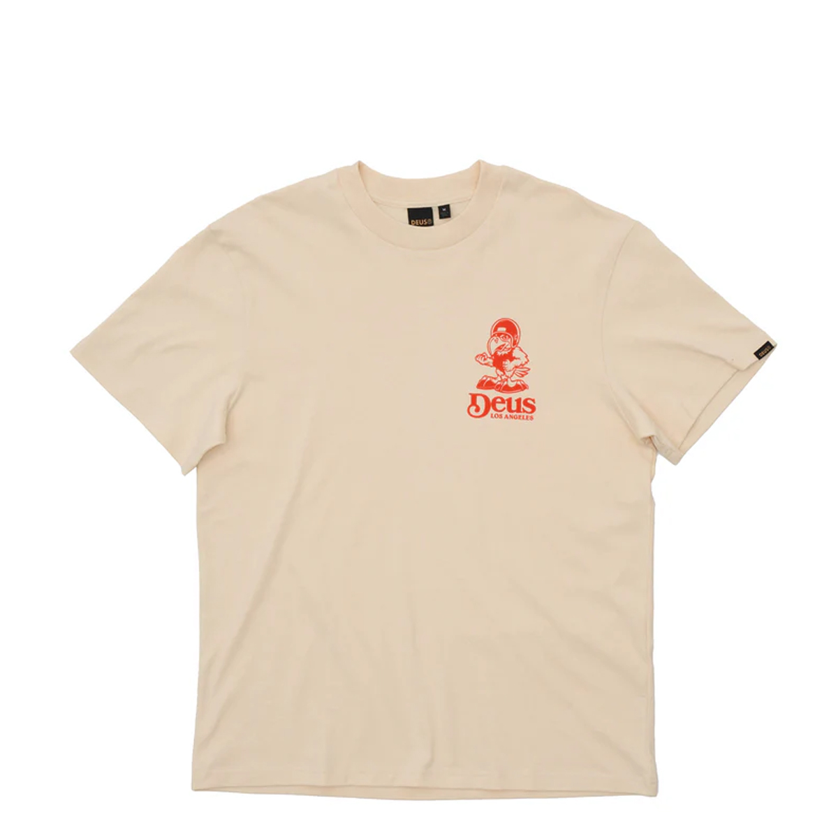 Deus Ex Machina T-Shirt Raptor Dirty White - 1 Deus Ex Machina T-Shirt Raptor Dirty White - 1