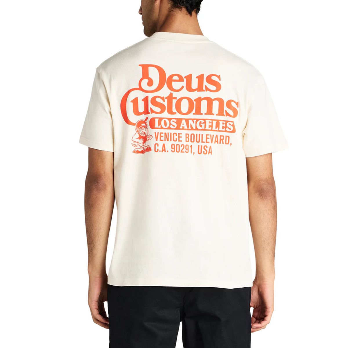 Deus Ex Machina T-Shirt Raptor Dirty White - 3 Deus Ex Machina T-Shirt Raptor Dirty White - 3