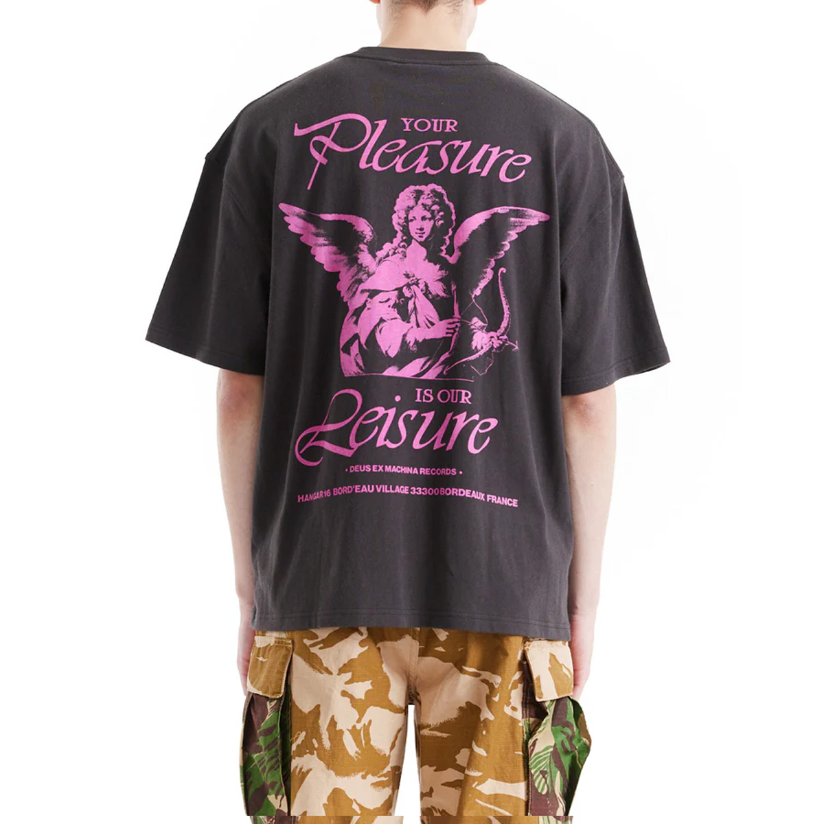 Deus Ex Machina T-Shirt Lady Libertine Anthracite - 2 Deus Ex Machina T-Shirt Lady Libertine Anthracite - 2